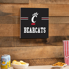 University of Cincinnati Wood Wall Sign, 12x12, Home