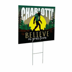 University of North Carolina/Charlotte Yard Sign, Bigfoot, Home