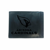 Front Pocket Wallet w/ RFID Blocking, Arizona Cardinals, Black, Home