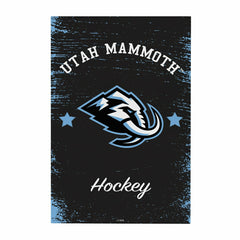 Utah Hockey Club Wood Wall Sign, 16x24, Home