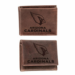 Arizona Cardinals, Bi-Fold and Tri-Fold Wallet Gift Set, Brown, Home