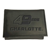 University of North Carolina, Charlotte, Tri-Fold Wallet, Black, Home