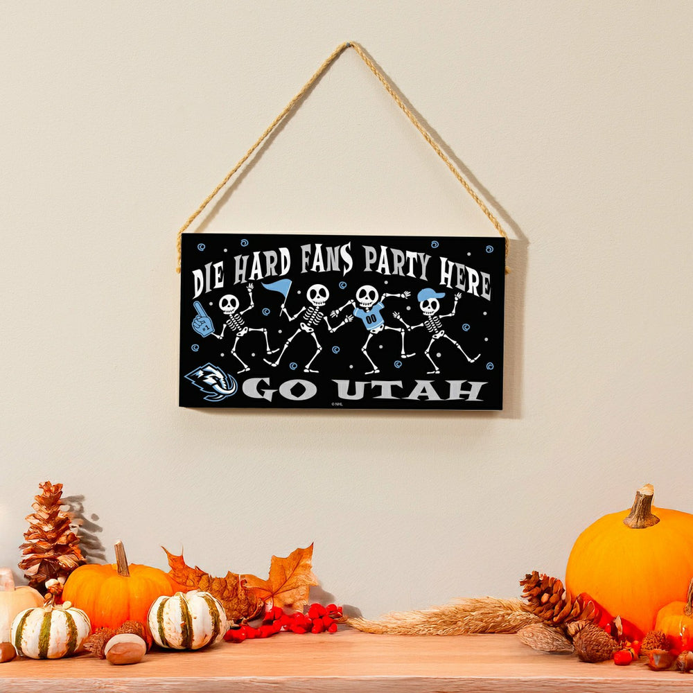 Utah Mammoth Halloween Wood Wall Sign, 6x11, Home