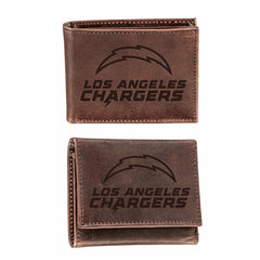Los Angeles Chargers, Bi-Fold and Tri-Fold Wallet Gift Set, Brown, Home