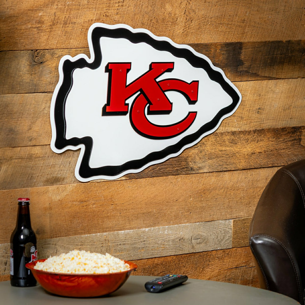 Kansas City Chiefs Premier Metal Wall Art, Home