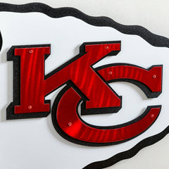 Kansas City Chiefs Premier Metal Wall Art, Home