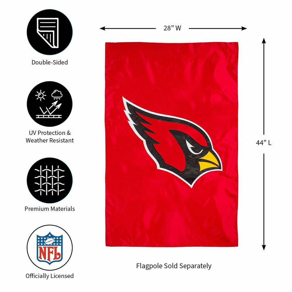 Applique Flag, Reg, Arizona Cardinals, NFL, Home