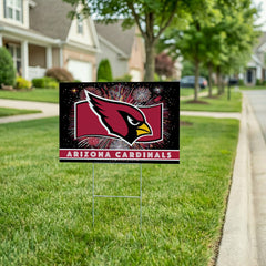 Arizona Cardinals Yard Sign, Patriotic, NFL, Home