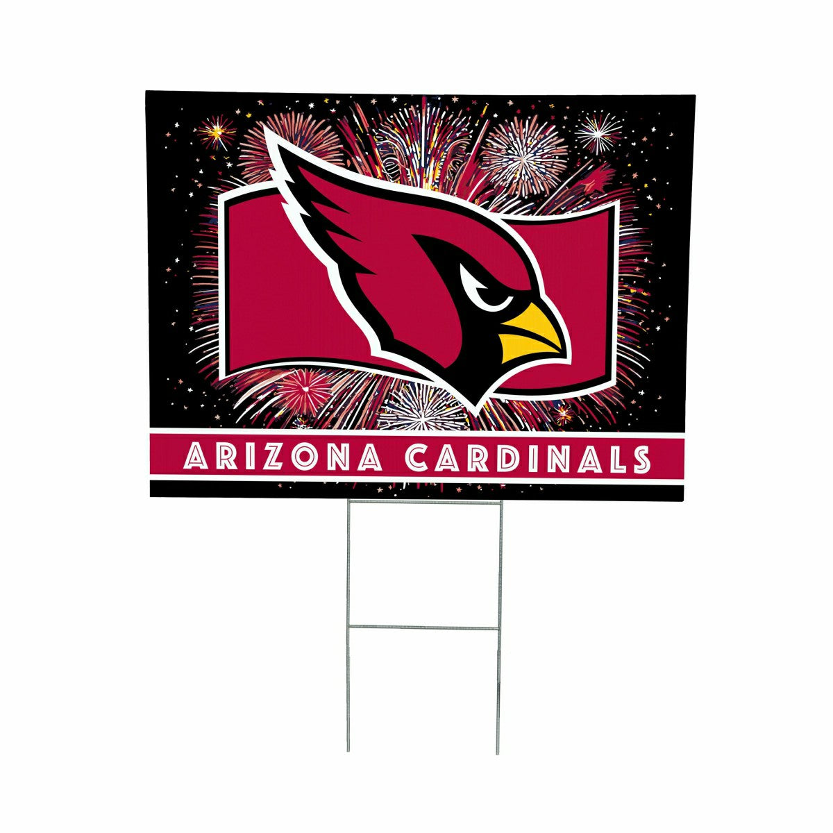 Arizona Cardinals Yard Sign, Patriotic, NFL, Home