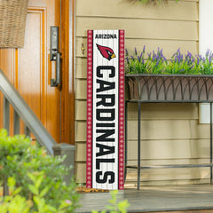 47" Double Sided Leaner, Arizona Cardinals, Christmas, NFL, Home