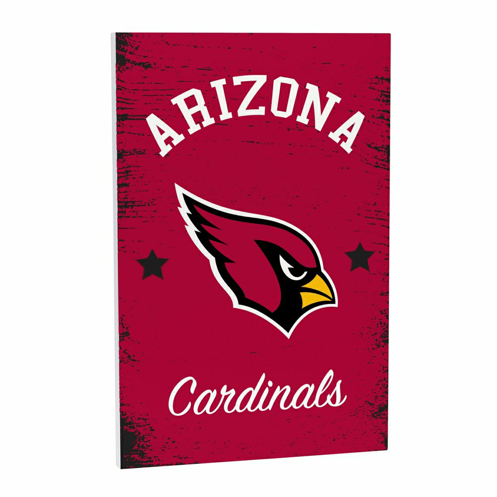 Arizona Cardinals Wood Wall Sign, 16x24, NFL, Home