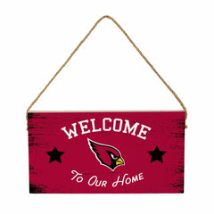 Arizona Cardinals Wood Wall Sign, 6x11, NFL, Home