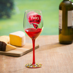 Arizona Cardinals, 17oz Boxed Stemware, NFL, Home