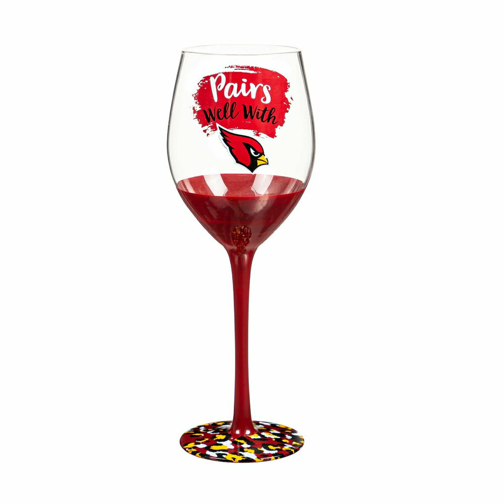 Arizona Cardinals, 17oz Boxed Stemware, NFL, Home