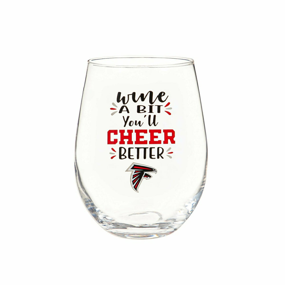 Atlanta Falcons, 17oz Boxed Stemless Wine, NFL, Home
