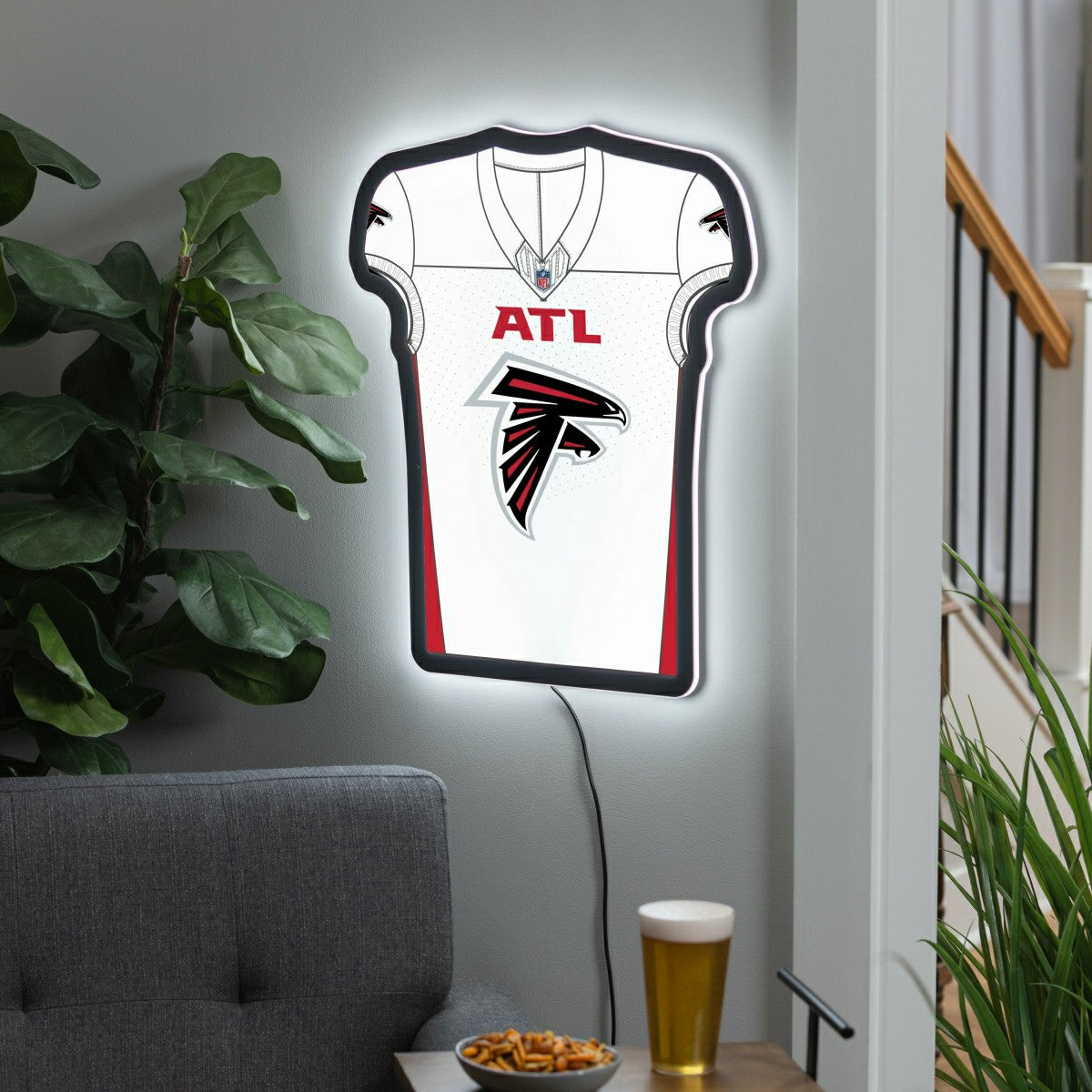 Atlanta Falcons NFL Football Jersey Edgelite LED Decor, NFL
