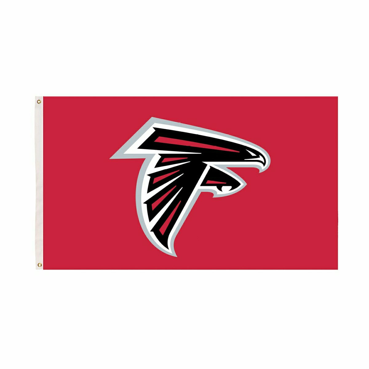Atlanta Falcons Single Sided Flag w/ 2 Grommets, 3'x5', NFL, Home