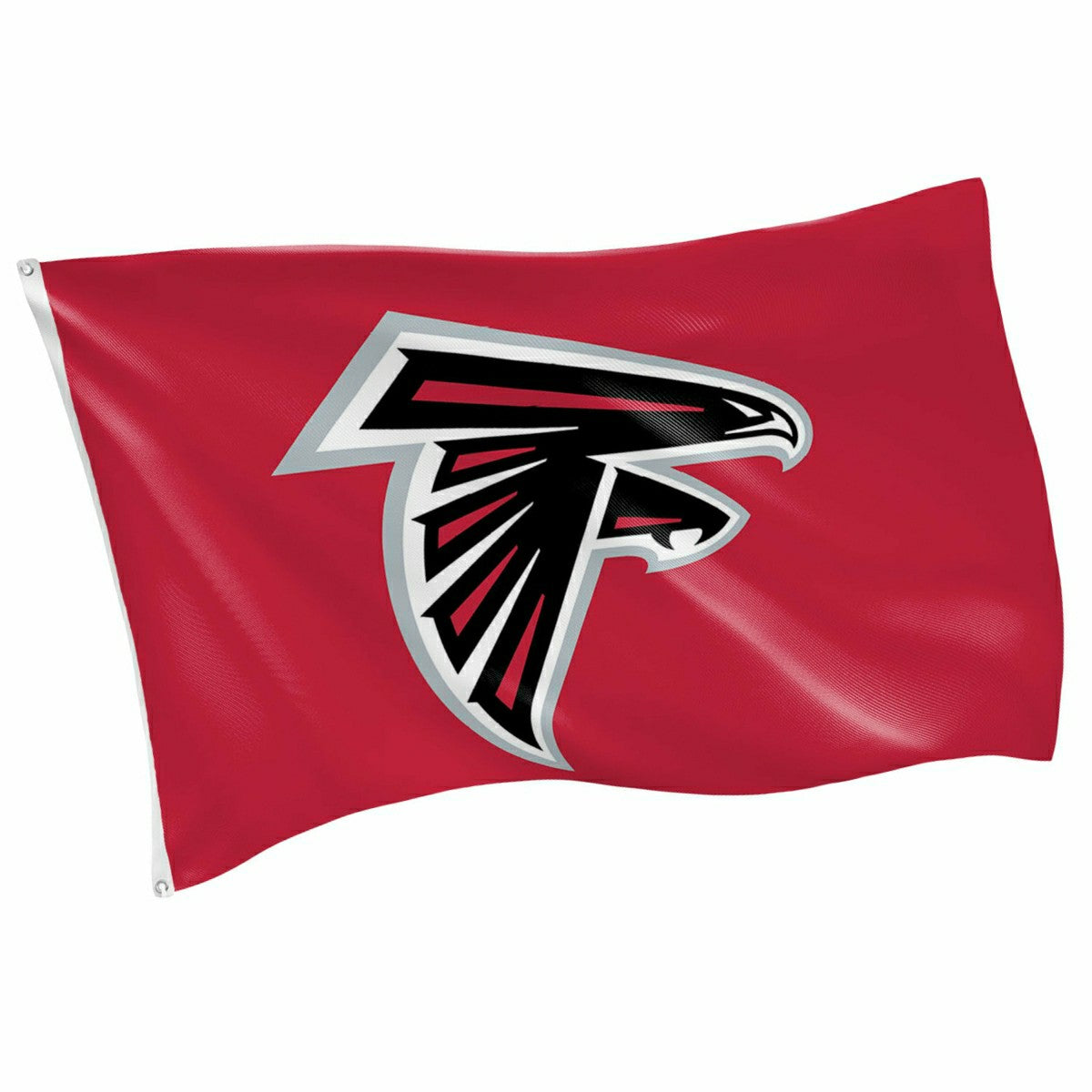 Atlanta Falcons Single Sided Flag w/ 2 Grommets, 3'x5', NFL, Home