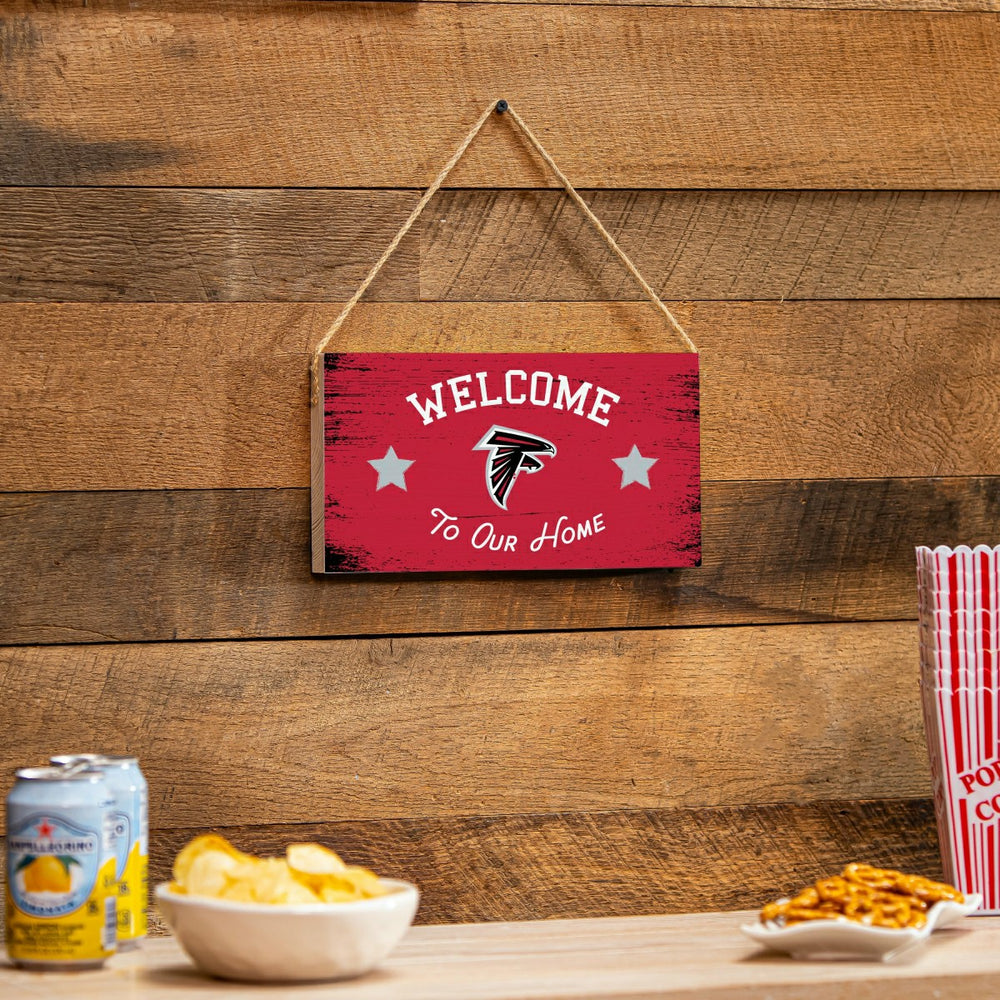 Atlanta Falcons Wood Wall Sign, 6x11, NFL, Home