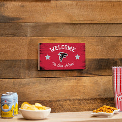 Atlanta Falcons Wood Wall Sign, 6x11, NFL, Home