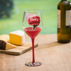 Atlanta Falcons, 17oz Boxed Stemware, NFL, Home