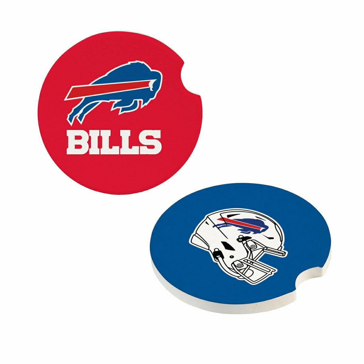 Buffalo Bills Car Coaster Set, 2pc, NFL