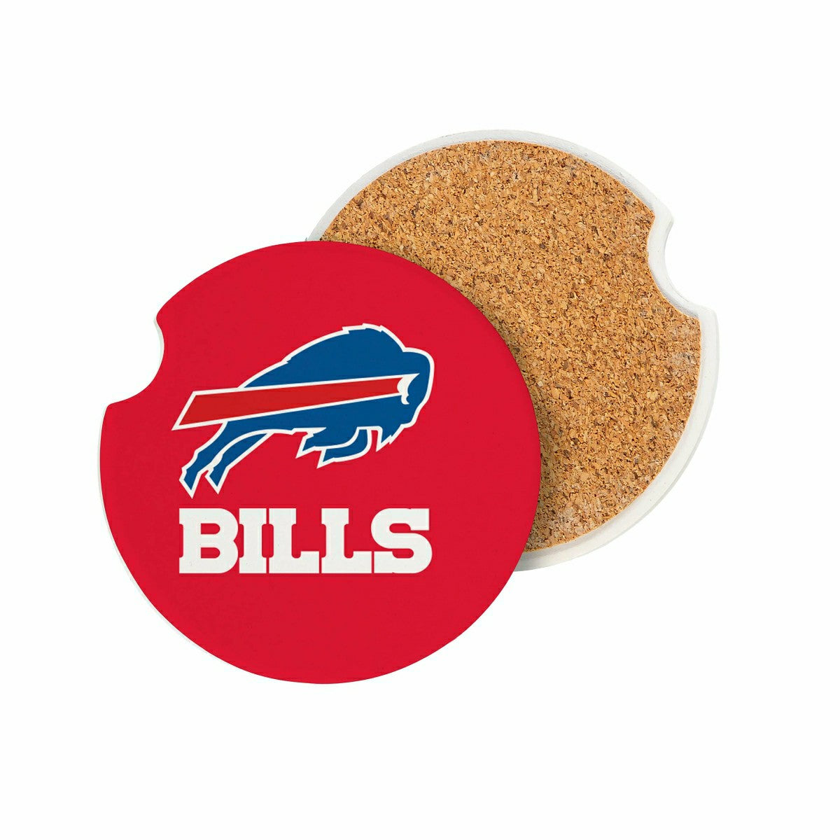 Buffalo Bills Car Coaster Set, 2pc, NFL