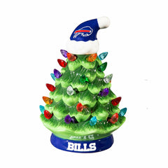 8" LED Ceramic Christmas Tree, Buffalo Bills, NFL, Home