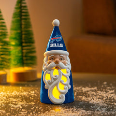 Buffalo Bills Santa LED Statuary, 8", NFL, Home