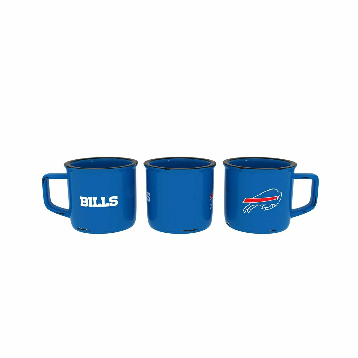 Buffalo Bills Ceramic Camp Cup with Enamel Finish, 14oz, NFL