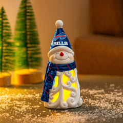 Buffalo Bills Snowman LED Statuary, 8", NFL, Home