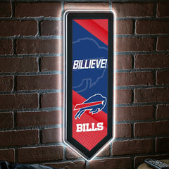 LED Wall Decor, Pennant, Buffalo Bills, NFL, Home