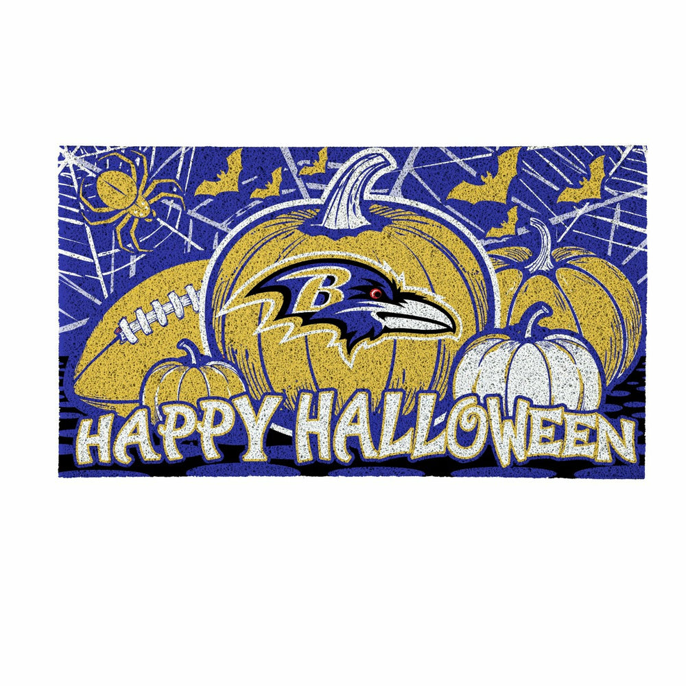 Baltimore Ravens Halloween PVC Mat, 28"x16", NFL