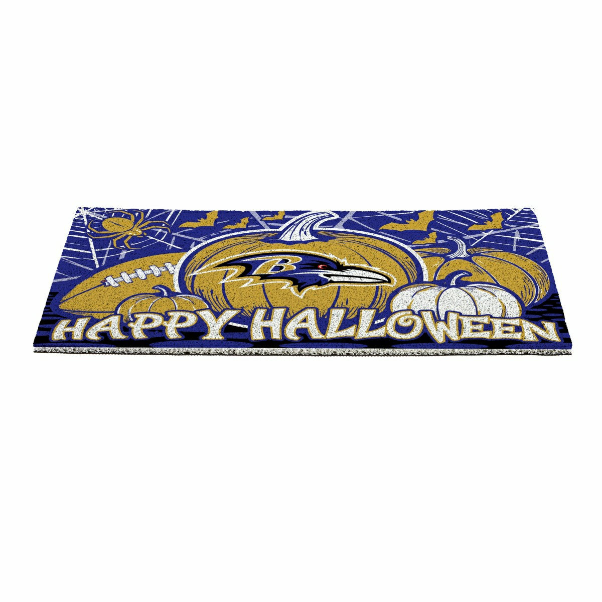 Baltimore Ravens Halloween PVC Mat, 28"x16", NFL