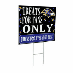 Baltimore Ravens Yard Sign, Halloween Treats for Fans, NFL, Home
