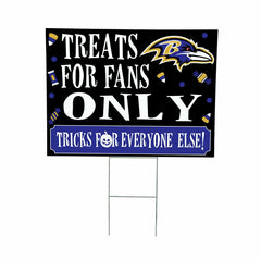Baltimore Ravens Yard Sign, Halloween Treats for Fans, NFL, Home