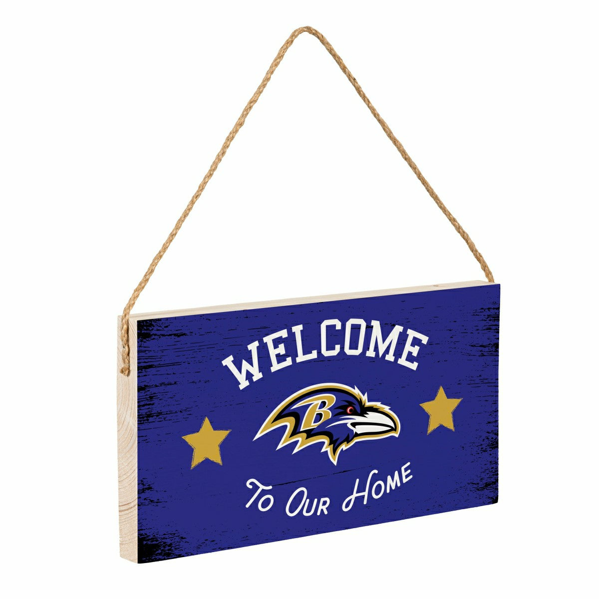 Baltimore Ravens Wood Wall Sign, 6x11, NFL, Home