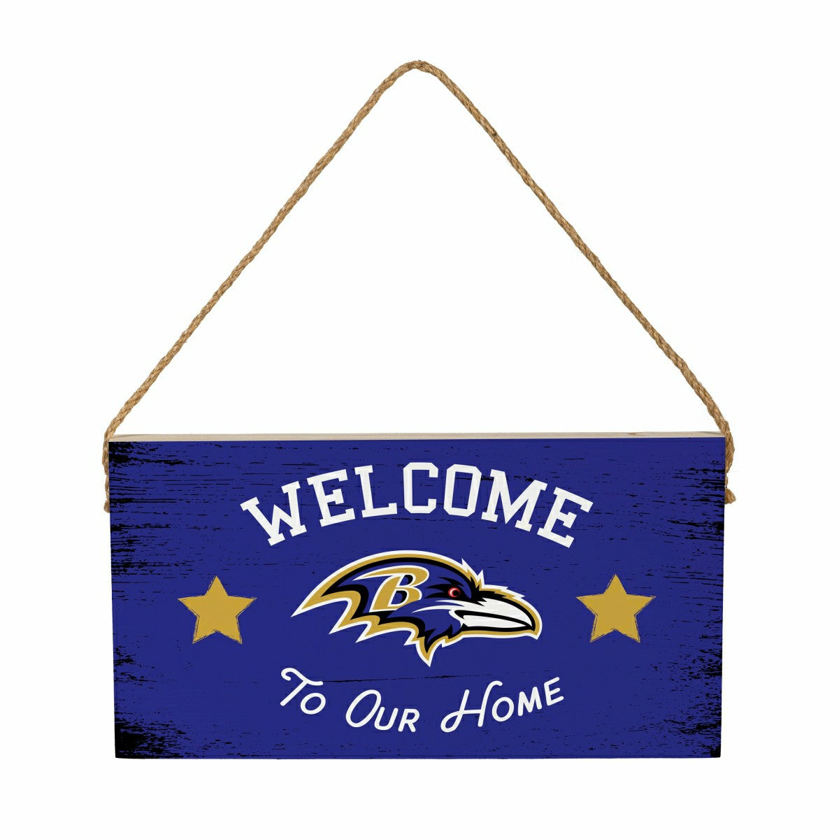 Baltimore Ravens Wood Wall Sign, 6x11, NFL, Home