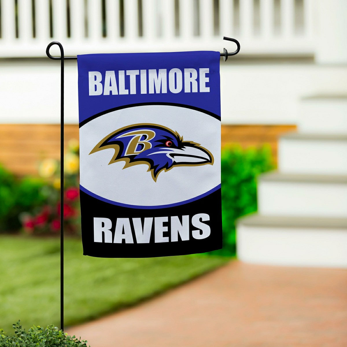 Baltimore Ravens Suede Garden Flag, NFL