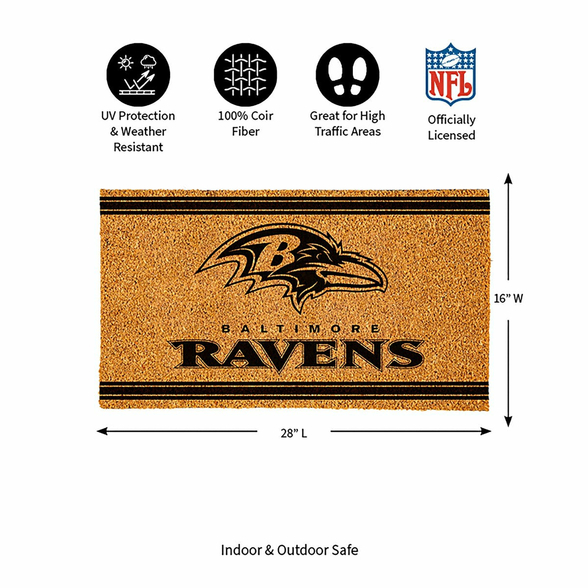 Baltimore Ravens, Coir Mat 1C, NFL