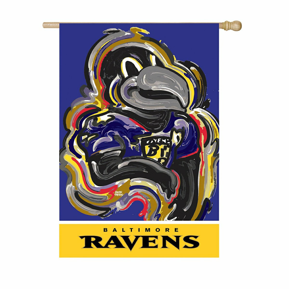 Baltimore Ravens, Suede REG Justin Patten, NFL, Home