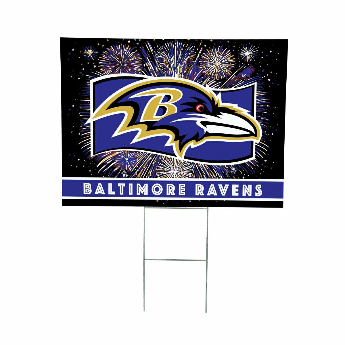 Baltimore Ravens Yard Sign, Patriotic, NFL, Home