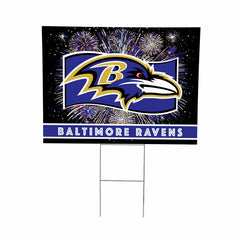 Baltimore Ravens Yard Sign, Patriotic, NFL, Home