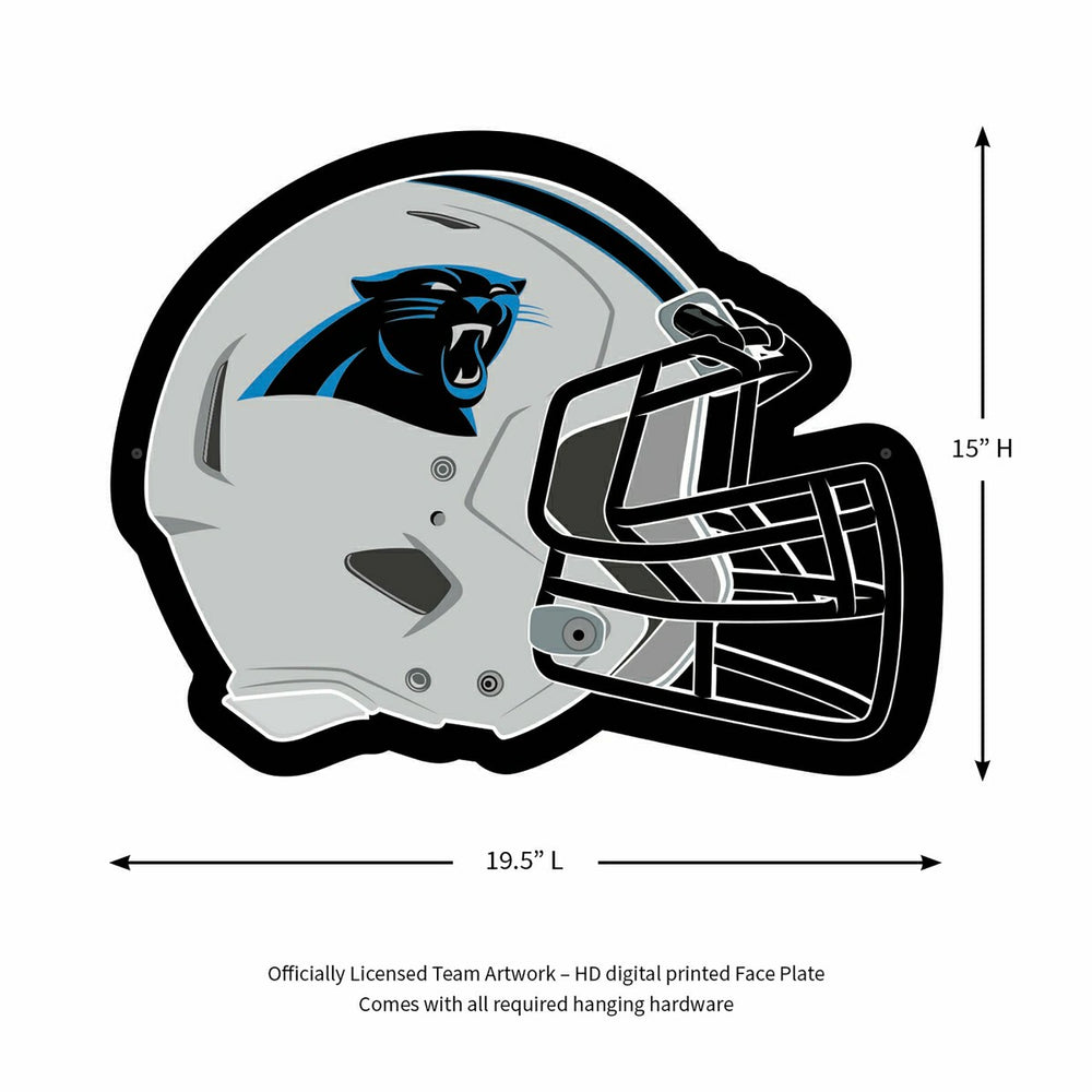 LED Wall Decor, Helmet, Carolina Panthers, NFL, Home