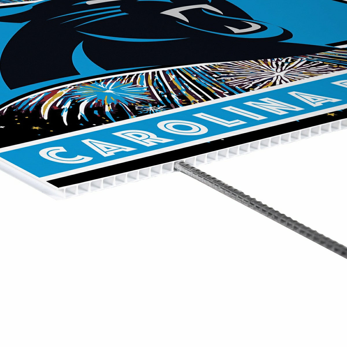 Carolina Panthers Yard Sign, Patriotic, NFL, Home