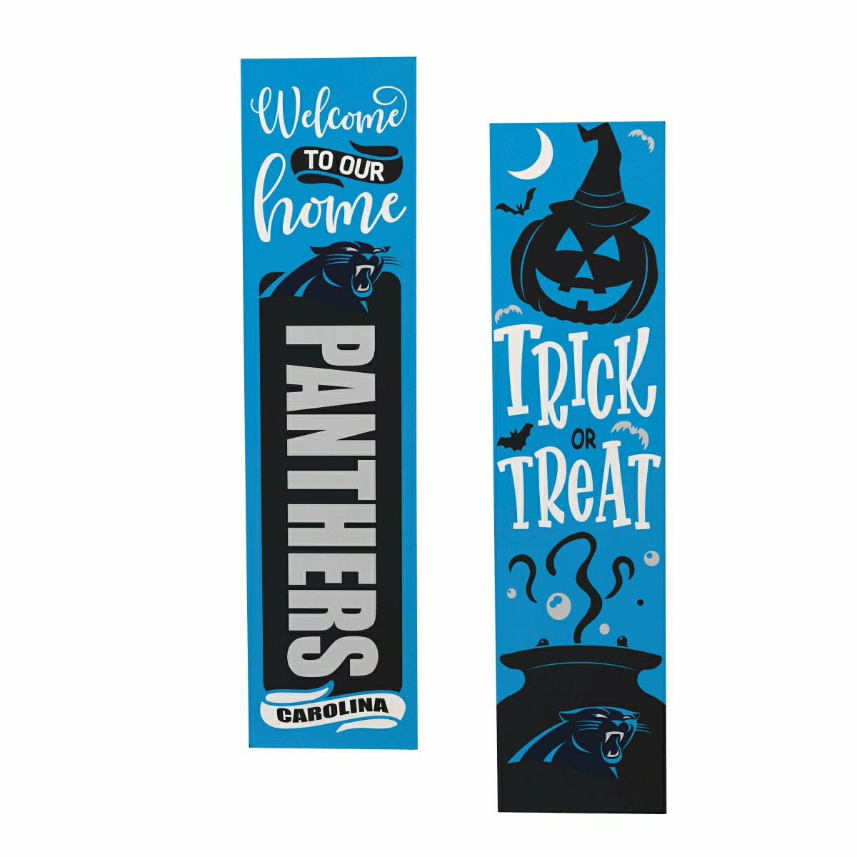 Carolina Panthers 47" Double Sided Leaner, Halloween, NFL, Home