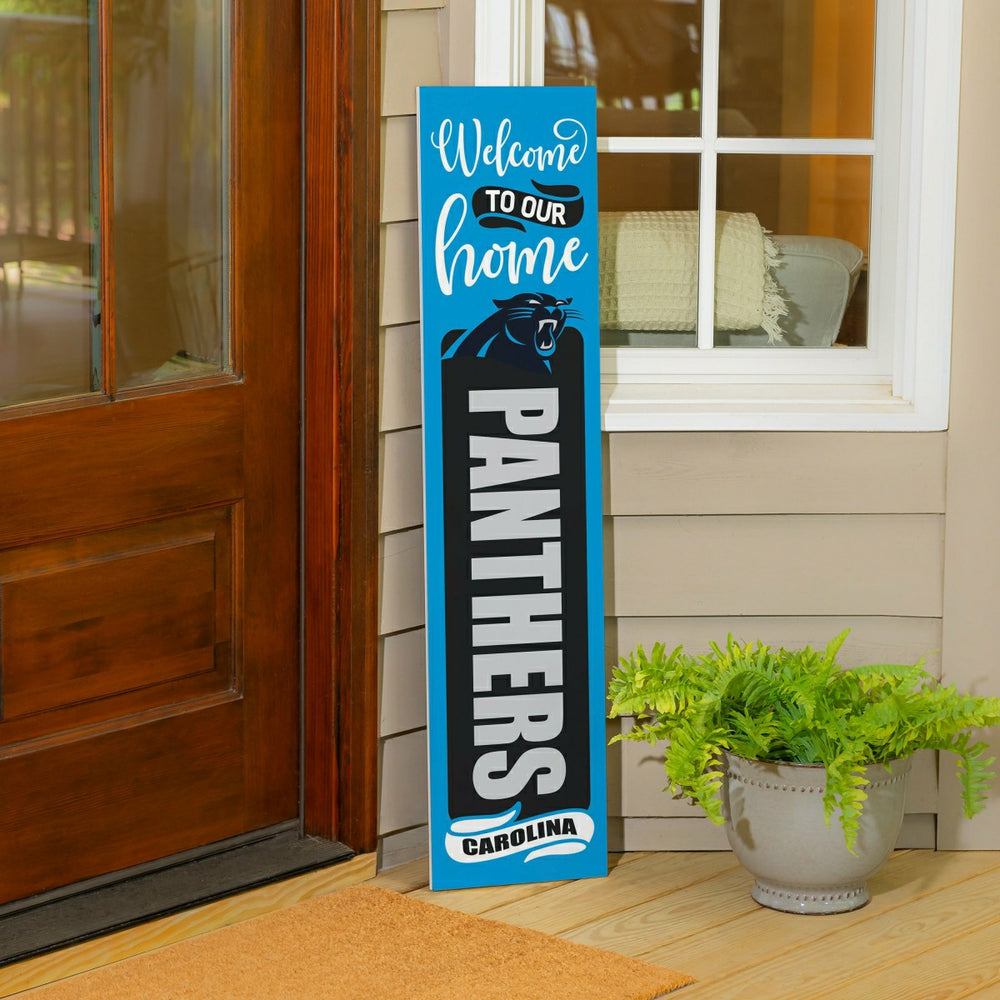 Carolina Panthers 47" Double Sided Leaner, Halloween, NFL, Home
