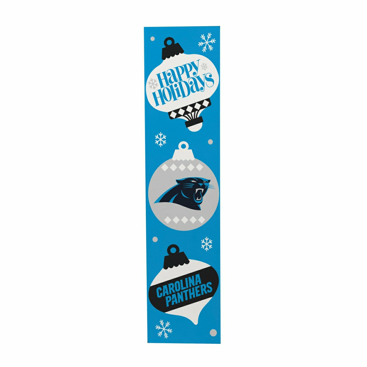 Carolina Panthers 47" Double Sided Leaner, Christmas, NFL, Home