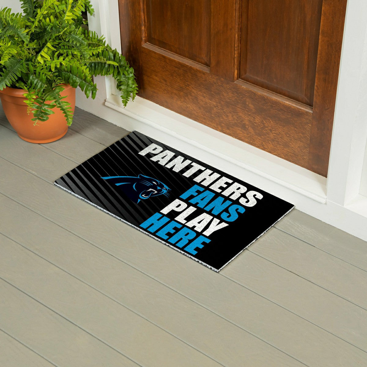 Carolina Panthers Fan Mat, 28"x16", NFL