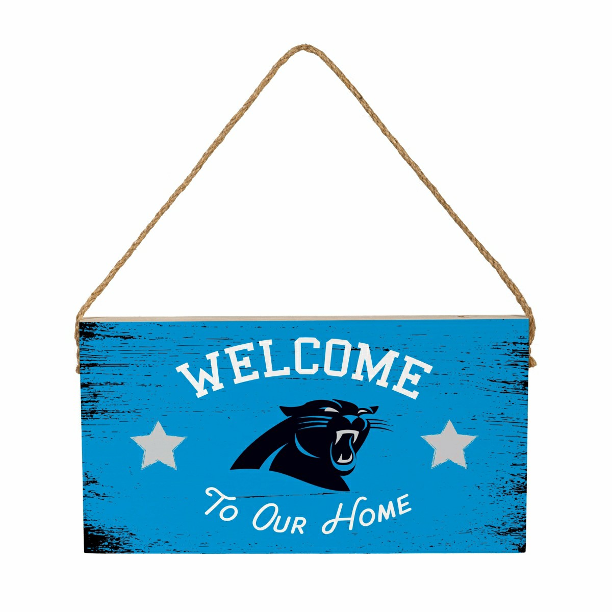 Carolina Panthers Wood Wall Sign, 6x11, NFL, Home